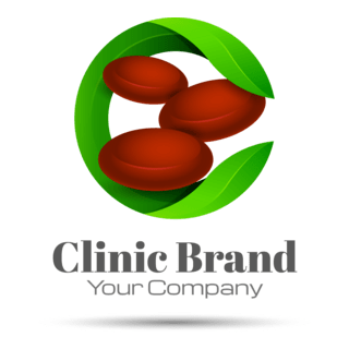 Green clinic Logo PNG Vector