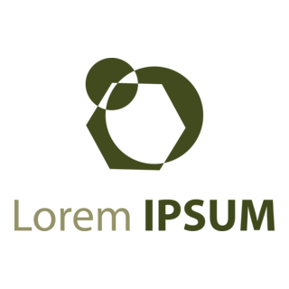 Green shape company Logo PNG Vector