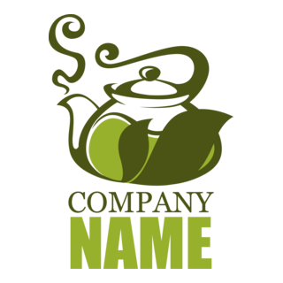 green tea Logo PNG Vector