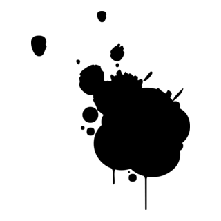 GRUNGE SPLATTER DROPS Logo PNG Vector