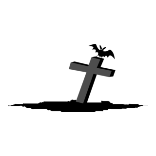 halloween cross Logo PNG Vector