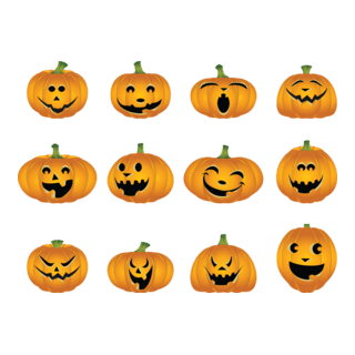 halloween pumpkins Logo PNG Vector