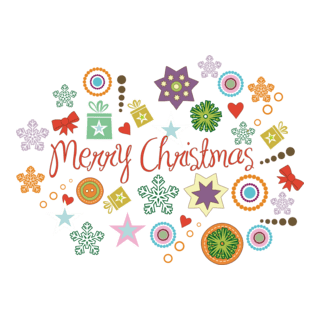 hand drawn christmas pack Logo PNG Vector