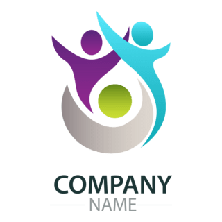 Happy family real estate Logo PNG Vector