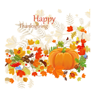 happy thanksgiving background Logo PNG Vector