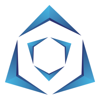 hexagon shield shape company Logo PNG Vector