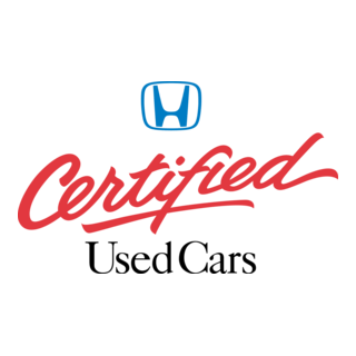 Honda Certified Used Car Logo PNG Vector