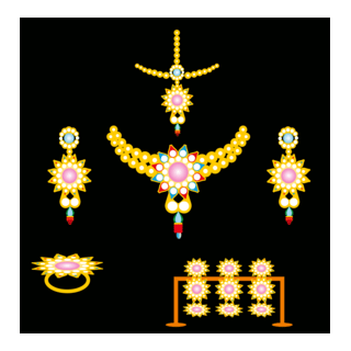 Jewelry set Logo PNG Vector