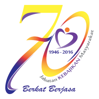 JKM 70 Tahun Logo PNG Vector