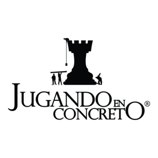 Jugando en Concreto Logo PNG Vector