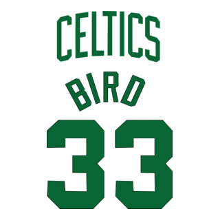 larry bird jersey Logo PNG Vector