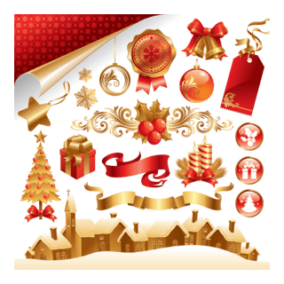 late beautiful christmas Logo PNG Vector