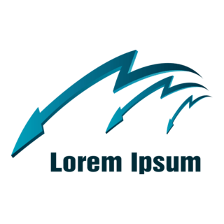 Lightning arrows technology Logo PNG Vector