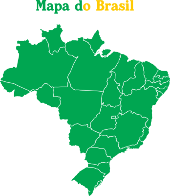 Mapa do Brasil Logo PNG Vector