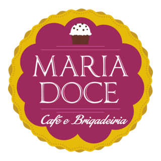 MariaDoce Café Brigadeiria Logo PNG Vector