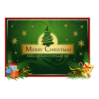 merry christmas clip art Logo PNG Vector