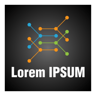 nested line company Logo PNG Vector