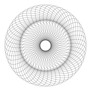 OPTICAL GUILLOCHE PATTERN Logo PNG Vector