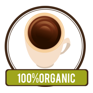 Organic coffee Logo PNG Vector