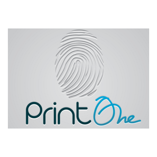 Print One Logo PNG Vector
