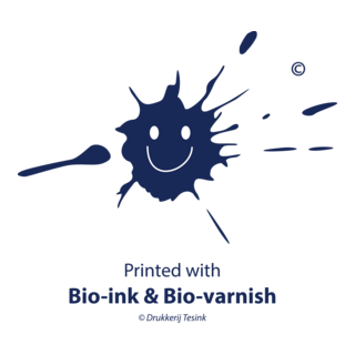 Printed with Bio-ink & Bio-varnish Logo PNG Vector