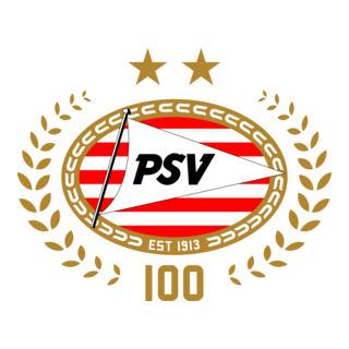 PSV Eindhoven (100 Years) Logo PNG Vector