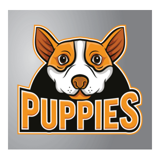 Puppies Logo PNG Vector