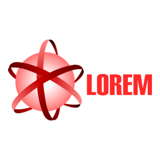 Ribbons wrap the globe company Logo PNG Vector