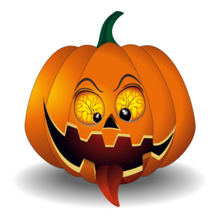 scary pumpkin Logo PNG Vector