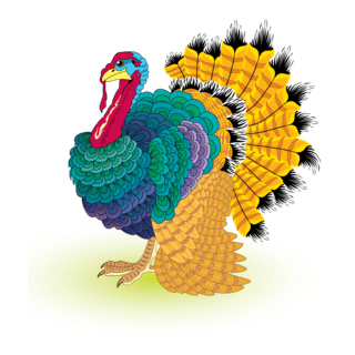 turkey bird thanksgiving symbol Logo PNG Vector