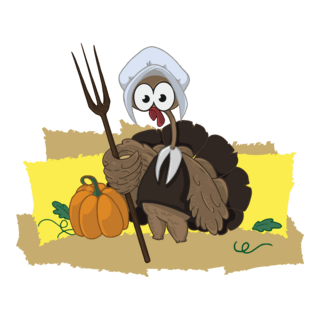 turkey farmer Logo PNG Vector