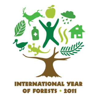 United Nations International Year Of Forests 2011 Logo PNG Vector