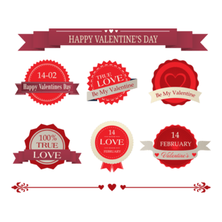 valentine lable Logo PNG Vector