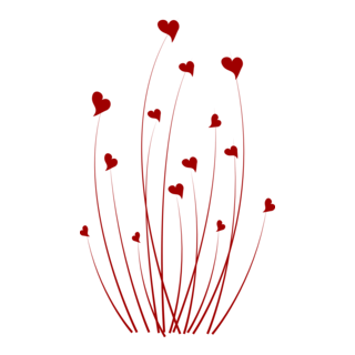 valentine love flower Logo PNG Vector