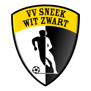VV Sneek Wit Zwart Logo PNG Vector