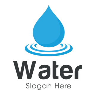 water Logo PNG Vector