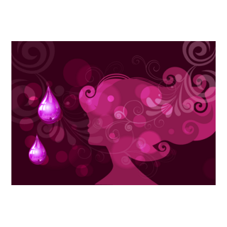 woman silhouette attar violet Logo PNG Vector