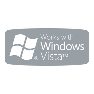 Works with Windows Vista Logo PNG Vector