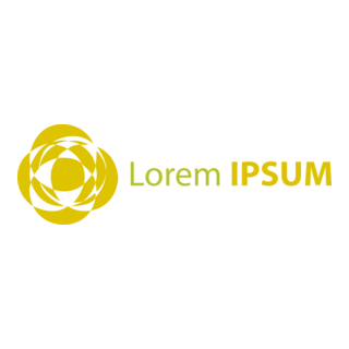 Yellow abstract company Logo PNG Vector