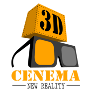 3D cinema Logo PNG Vector