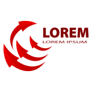 arrows turn company Logo PNG Vector