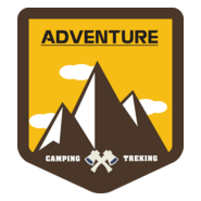 camping treking Logo PNG Vector