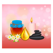 candles stones attar decoration Logo PNG Vector
