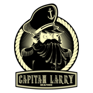 Capitan Larry Seafood Logo PNG Vector