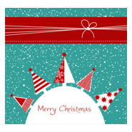 cartoon christmas background Logo PNG Vector