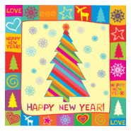 christmas cartoon Logo PNG Vector