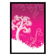 christmas floral Logo PNG Vector