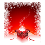 christmas gift box Logo PNG Vector