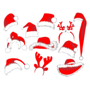 christmas hats Logo PNG Vector