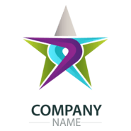 colorful star company Logo PNG Vector